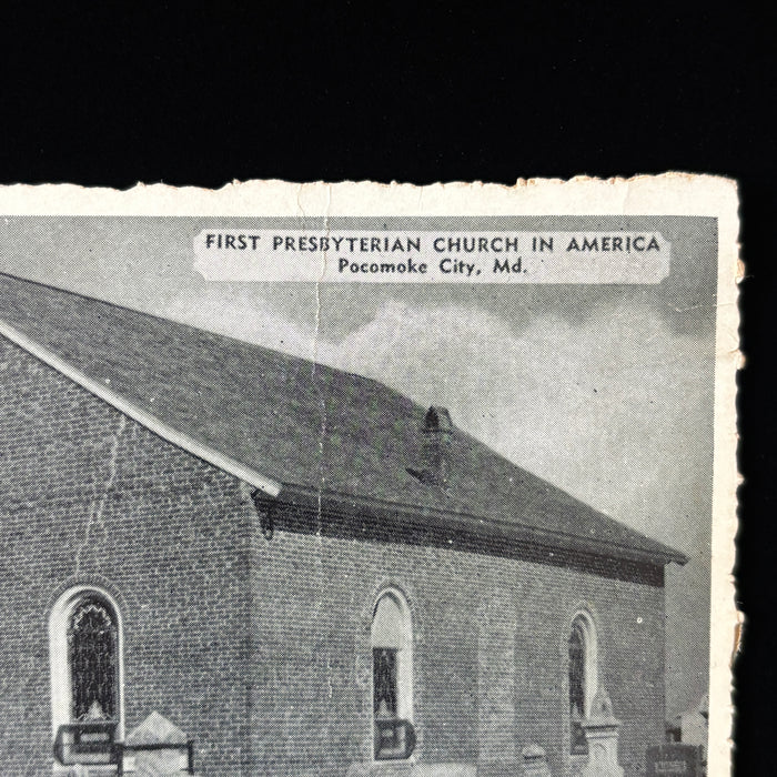 Vintage Postcard Religious Liberty Maryland First Presbyterian Church Rehobeth