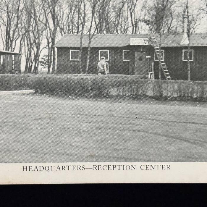 Vintage Postcard Lot WWII Army Camp Reception Center Headquarters Punching Cards