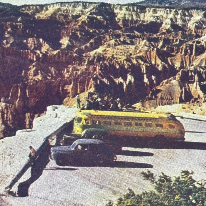 Vintage Postcard Lot Yellow Tour Utah Arches Cedar Breaks Echo Canyon River