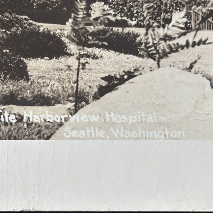 Vintage Postcard 1943 RPPC Seattle Washington Nurses Dorm Harborview Hospital
