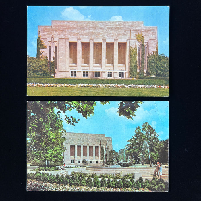 Vintage Postcard Lot Indiana University Auditorium Bloomington Student Fountain