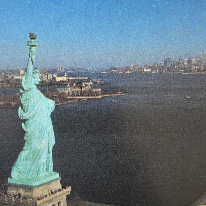 Vintage Postcard Lot New York Statue Liberty World Trade United Nations Mural
