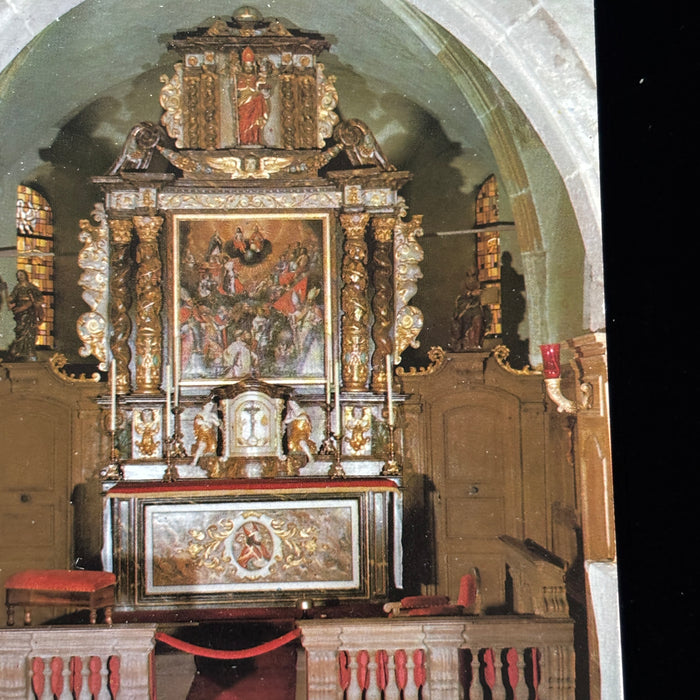 Vintage Postcard Lot Luxembourg Grand Ducal Palace Castle Church Altar European