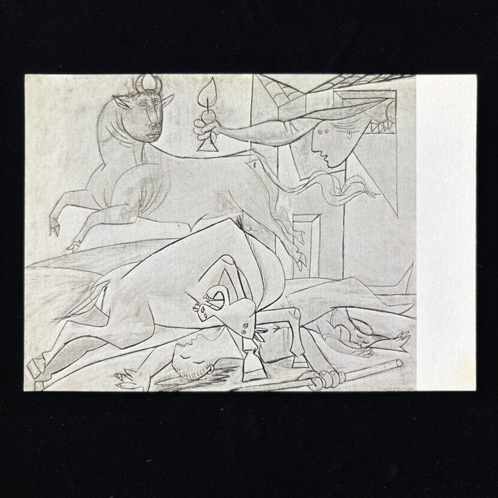 Vintage Postcard Lot Pablo Picasso Guernica Composition Studies Set Prado Madrid