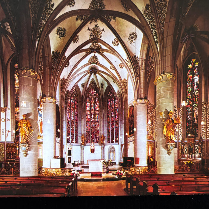 Vintage Postcard 5-Lot Germany Austria Church Interior Palace Hall Architecture