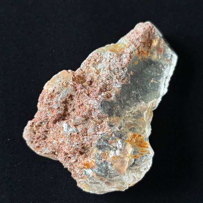 Clear Quartz Crystal Rough Natural Specimen Semi Raw Window Iron Inclusions