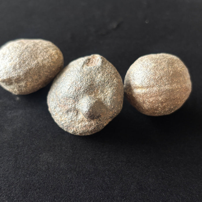 Moqui Marble Set of 3 Shaman Stone Sacred Nubs Craters