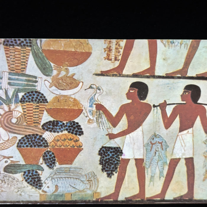 Vintage Postcard Lot Valley of Nobles Egypt Tombs Luxor Thebe Music Dancing Food