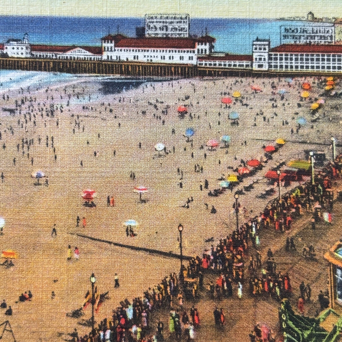 Vintage Postcard 5-Lot Diving Horse Steel Pier Beach Atlantic City NJ Ocean