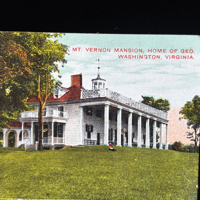 Vintage Postcard Lot Mount Vernon George Washington Mansion Tomb Formal Garden