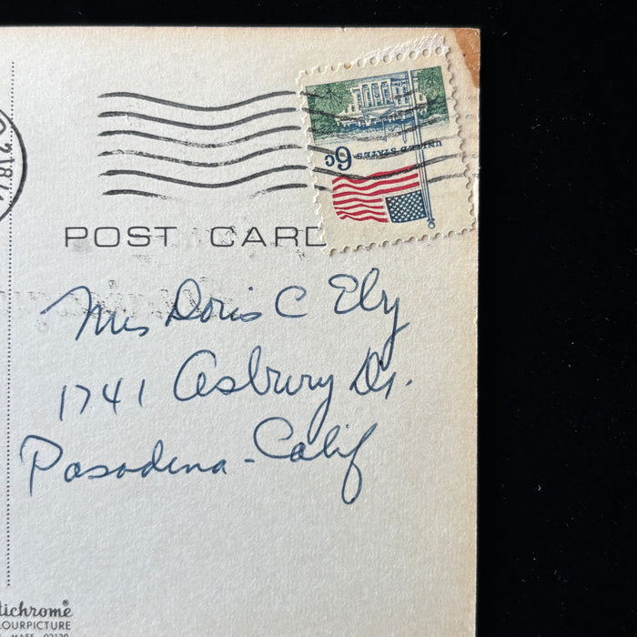 Vintage Postcard 1971 Assateague Island MD Beach Girl Seagulls Berlin Maryland