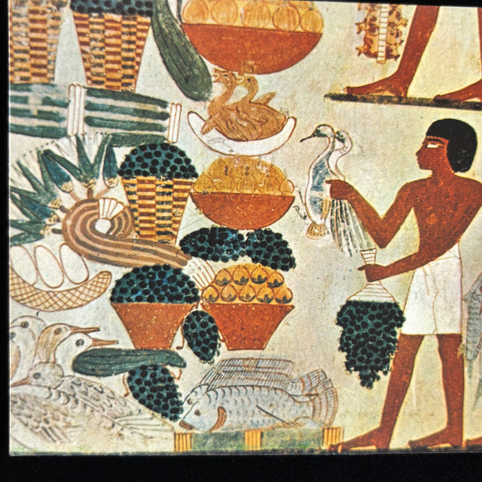 Vintage Postcards Lot Egypt Cairo Tomb Frescoes Art Painting Musicians Ephemera