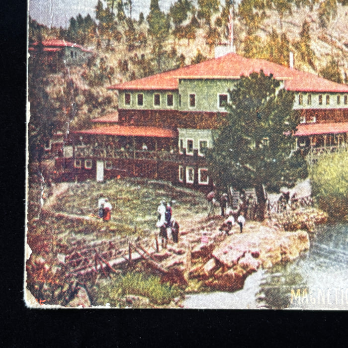 Antique Postcard 1912 Sporty Dog Little Lamb Denmark Jensen Green Bay WI Lodge