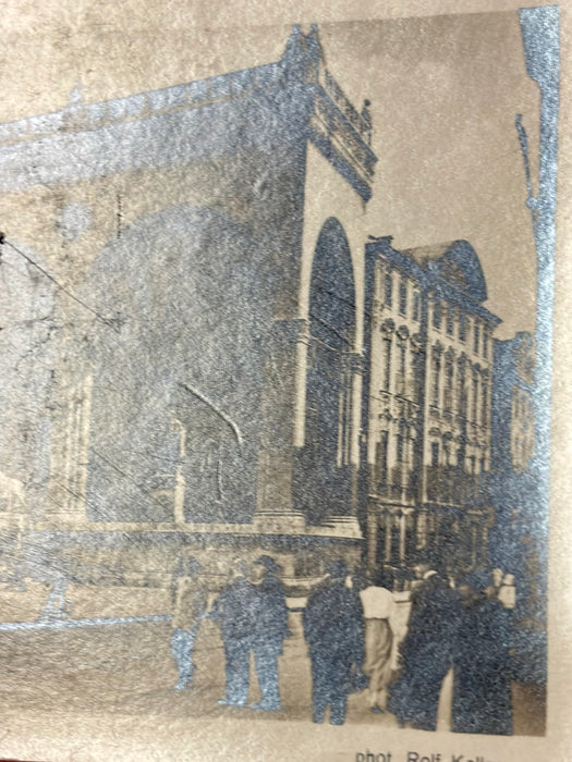 Antique Postcard 1910s Edwardian Street Scene Munich Germany RPPC