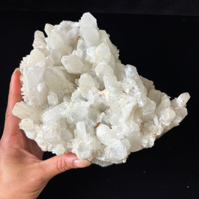 Clear Quartz Cluster Double-Sided Crystal Pyrite Sphalerite 5.4lb