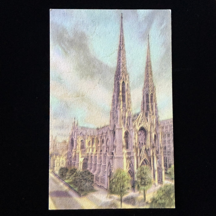 Vintage Postcard Lot St Patricks Cathedral St John Divine NYC Architecture Icon