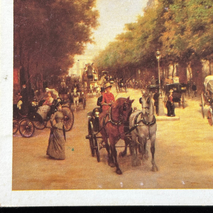 Vintage Postcard 1994 Radio Times Keith Floyd Giveaway Paris Street Horse Police