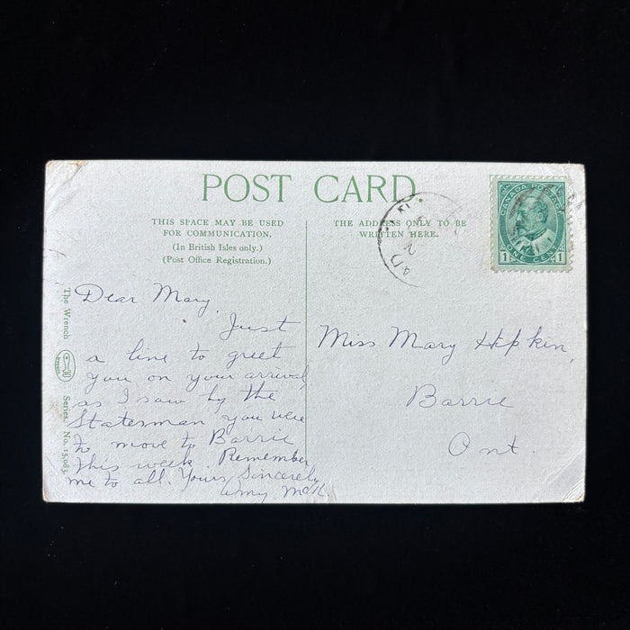 Antique Postcard 1900s Loch Achray Trossachs Hotel Scotland Statesman Canada