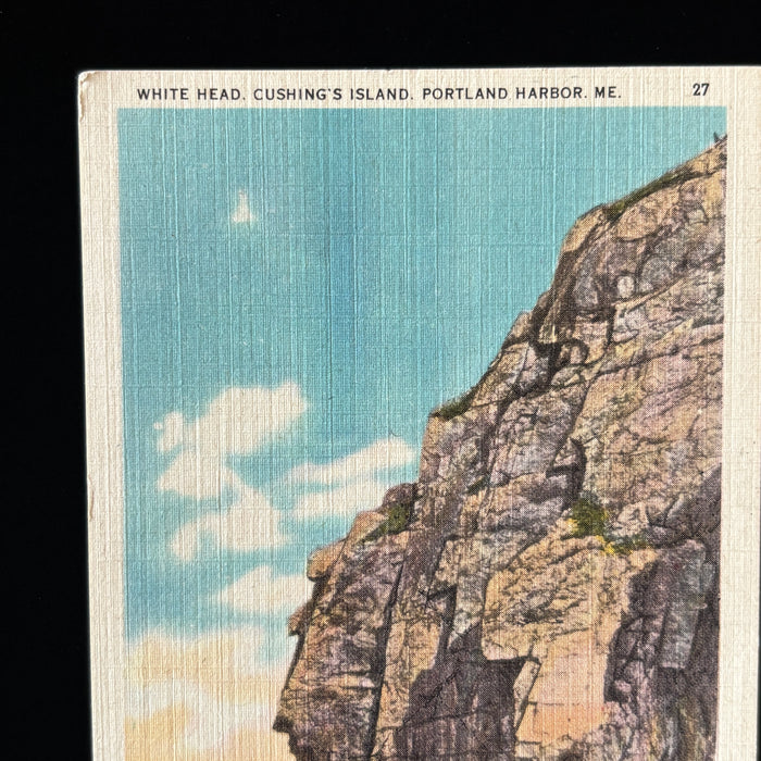 Vintage Postcard Lot Dramatic Coast Cliff Ocean Portland Maine Surf White Head