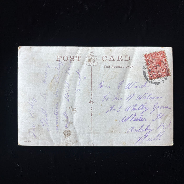 Vintage Postcard 1926 Trossachs Sir Walter Steamer Ship Scotland Selby Yorkshire