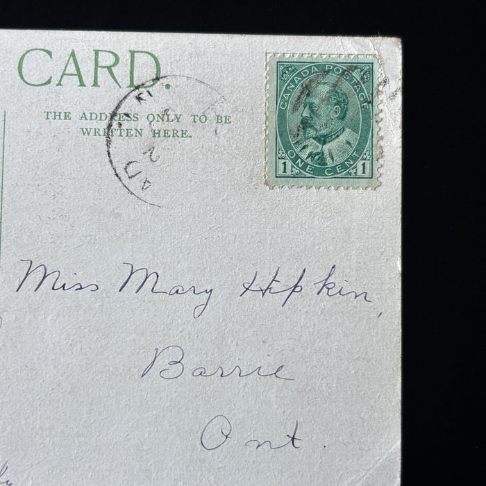 Antique Postcard 1900s Loch Achray Trossachs Hotel Scotland Statesman Canada