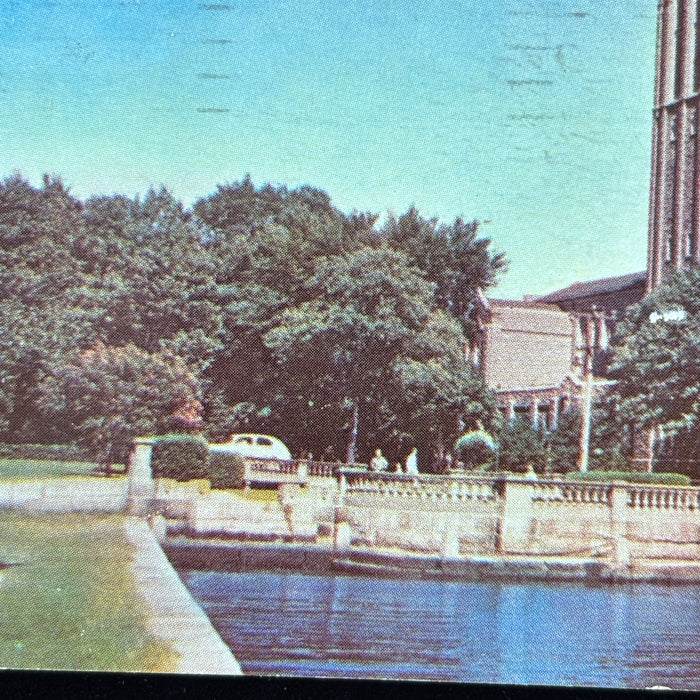 Vintage Postcard 1951 The Hague Norfolk VA Creek Navy Womens Military History