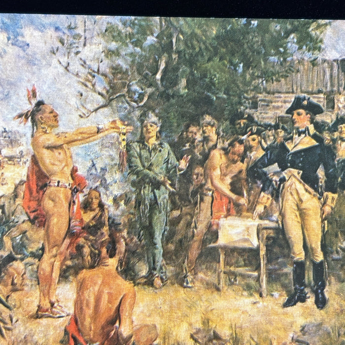 Vintage Postcard Lot Historic Horse Cavalry Trees Sam Houston Treaty Greenville