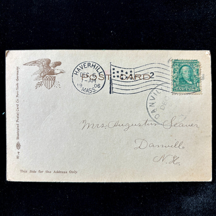 Antique Postcard 1906 Sacramento CA Earthquake Cementing State Capitol