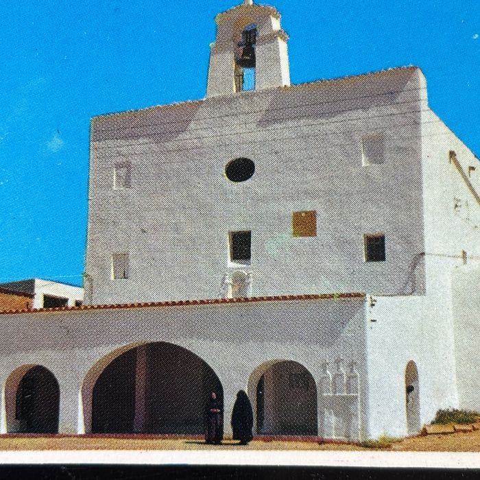 Vintage Postcard 1986 Spending Spree Ibiza Spain Church San Jose Altar Village