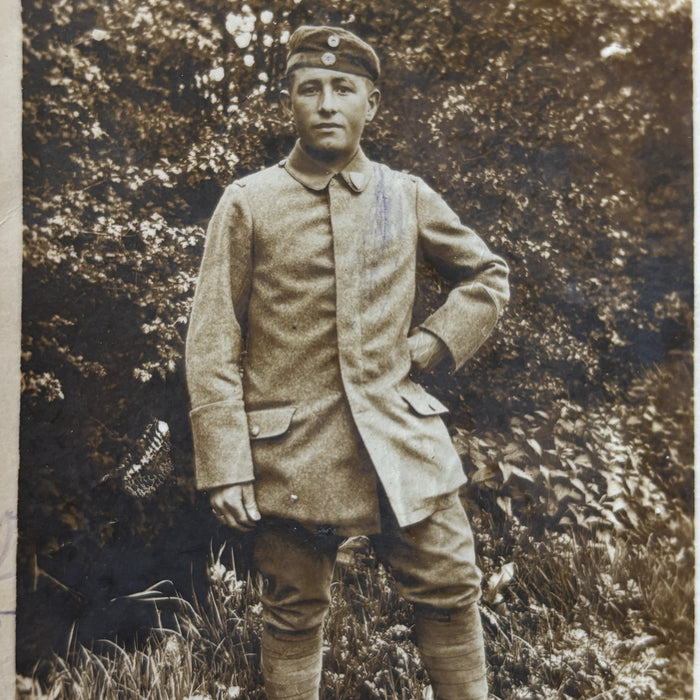 Antique Postcard Lot 1916-18 WWI Old German Soldiers RPPC Cigarette Uniform MIA