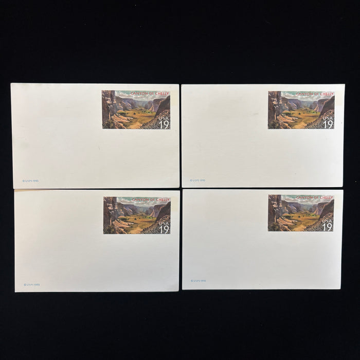 Vintage Postcard Lot 1994 Canyon Chelly Arizona 19c Postal Cards USPS Stationery