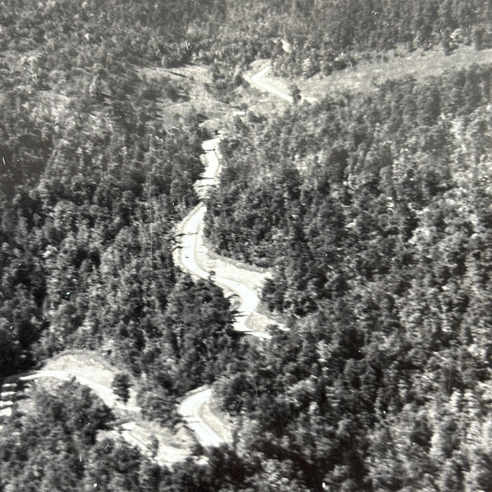 Vintage Postcard RPPC Laurel Mountain Aerial Macomber West Virginia US Rte 50