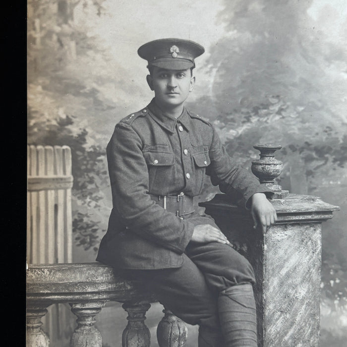 Antique Postcard Lot Same British Soldier RPPC Peterhead Scotland Uniform