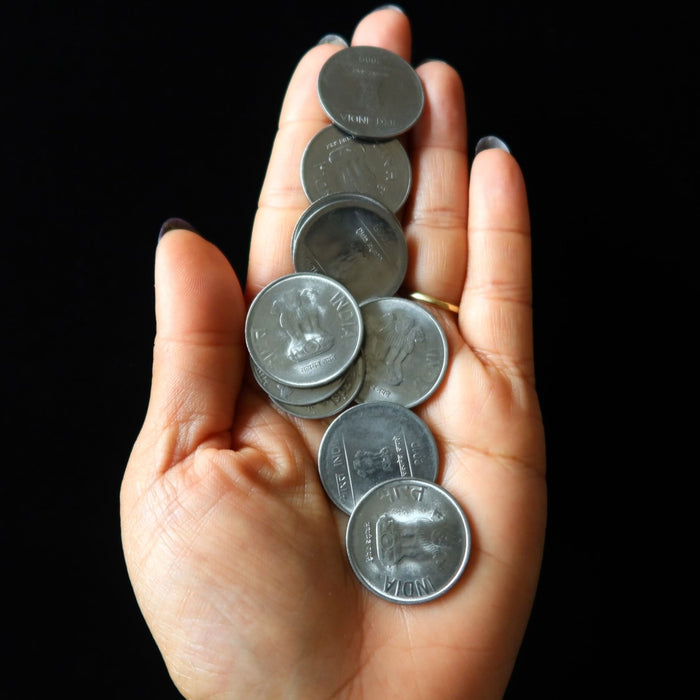 Indian Coin Lot of 11 Shiny Rupee Paise Currency Collection
