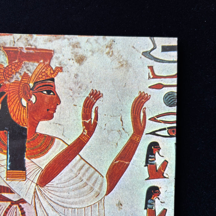Vintage Postcard 1980 Lot Mystic Seminar Queen Nefertari Tomb Tutankhamun Egypt