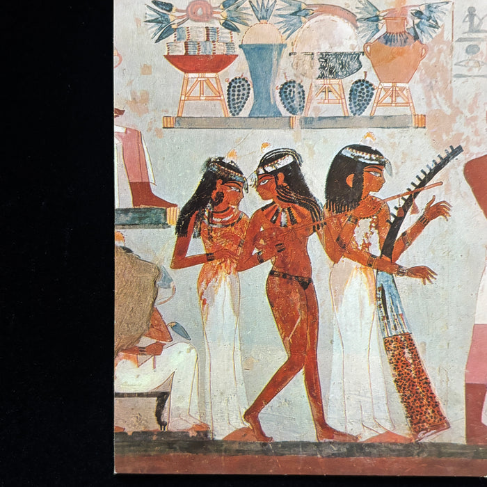 Vintage Postcard Lot Valley of Nobles Egypt Tombs Luxor Thebe Music Dancing Food