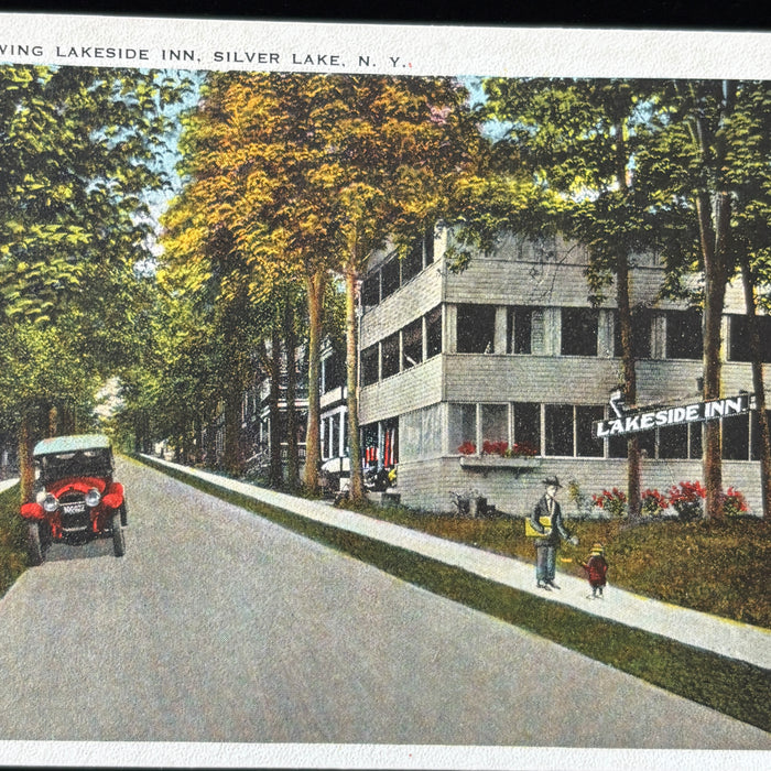 Vintage Postcard Lot Upstate New York Day Night Street Cars Binghamton Lakeside