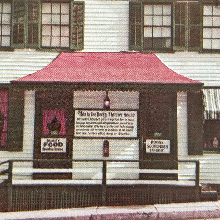Vintage Postcard Lot 3 Literary Hannibal MO Mark Twain Cave Becky Thatcher House