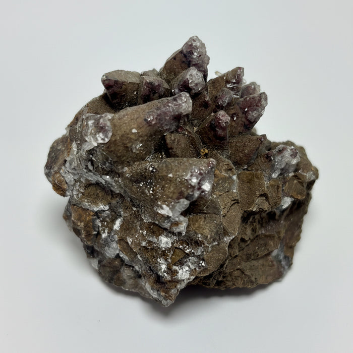 Calcite Cluster Dogtooth Chocolate Brown Crystal