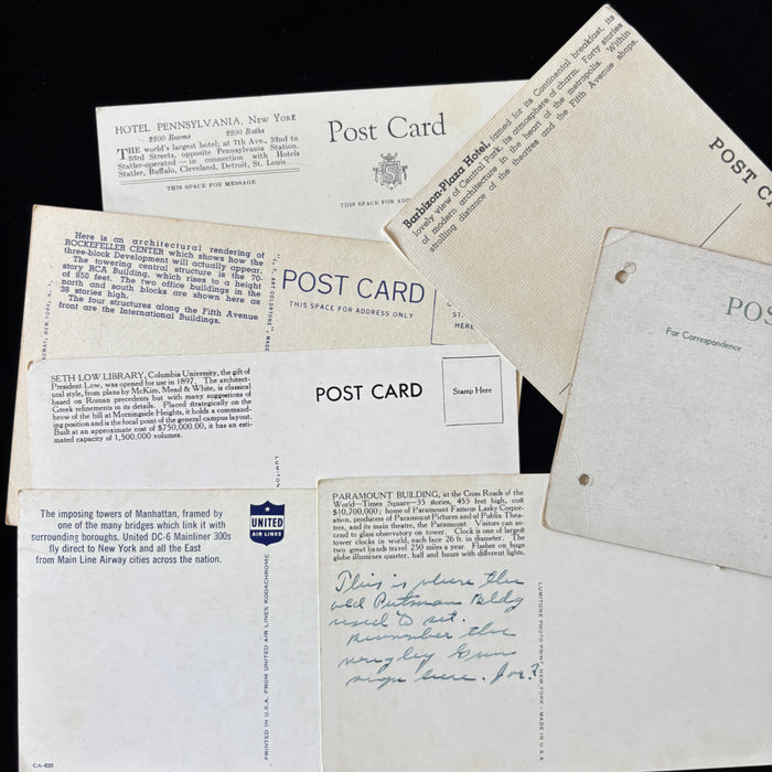 Vintage Postcard Lot New York City Architecture Rockefeller Hotel Pennsylvania