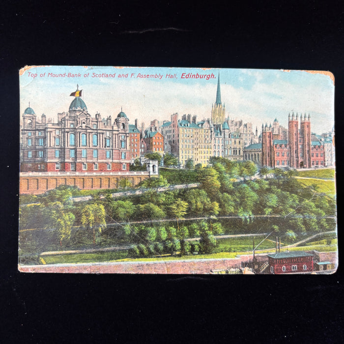 Vintage Postcard Lot Scotland Highlander Burns Edinburgh Castle Cannons Glasgow