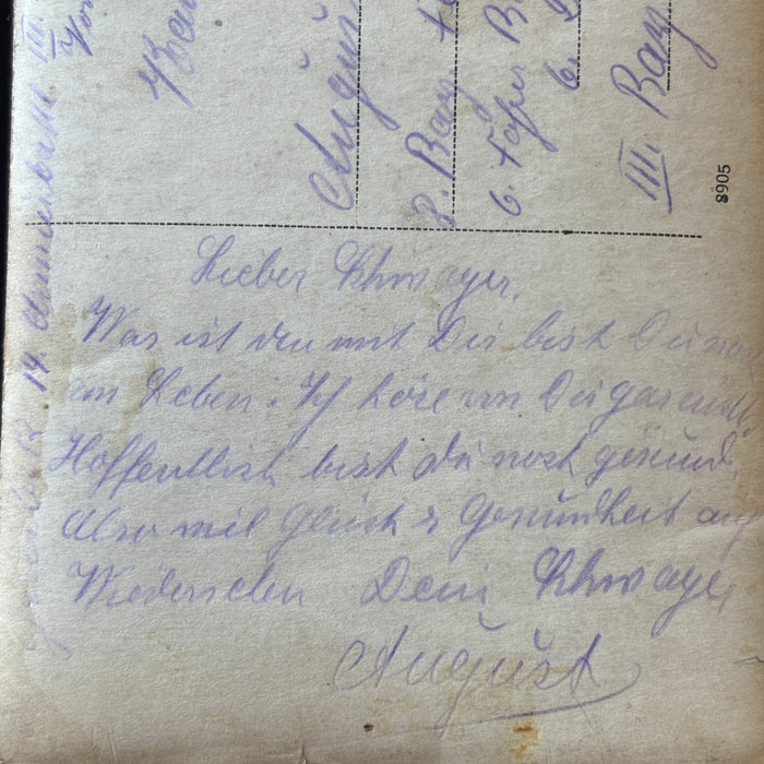 Antique Postcard Lot Poignant WWI Military Red Cross Medic RPPC German Soldier