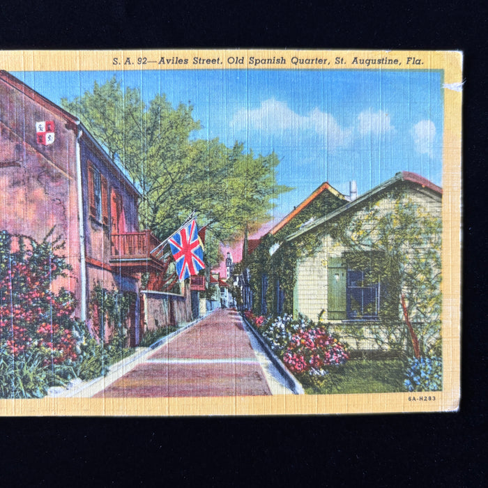 Vintage Postcard Lot St Augustine Florida Aviles Spanish Quarter Horse Buggy