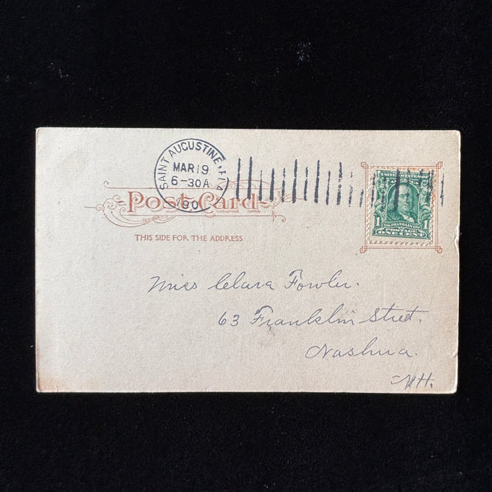 Antique Postcard 1900s Jacksonville FL Winter Tourism Post Office Undivided