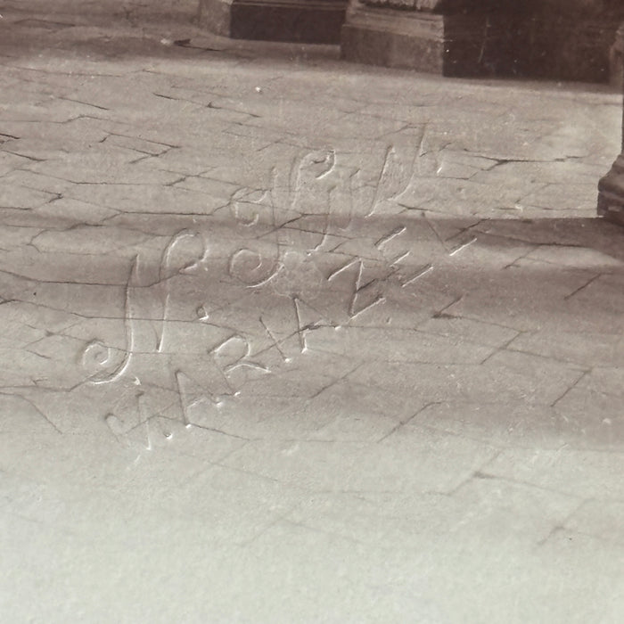 Antique Postcard RPPC Mariazell Basilica Austria Churchgoer Pews Embossed N Kuss