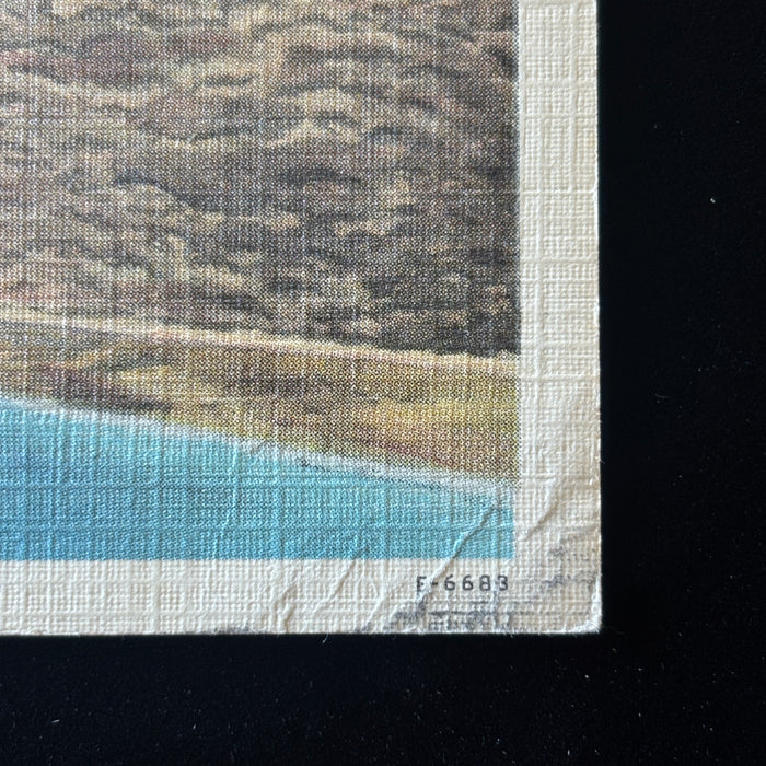 Vintage Postcard 1952 Fontana Dam Architect Sketch Power House North Carolina