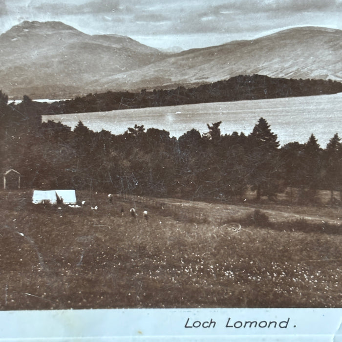 Vintage Postcard 1948 Loch Lomond RPPC Annie Get Your Gun Musical Kent England