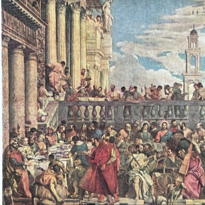 Antique Postcard Lot Louvre Museum Fine Art Wedding Cana Titian Bastien Lepage