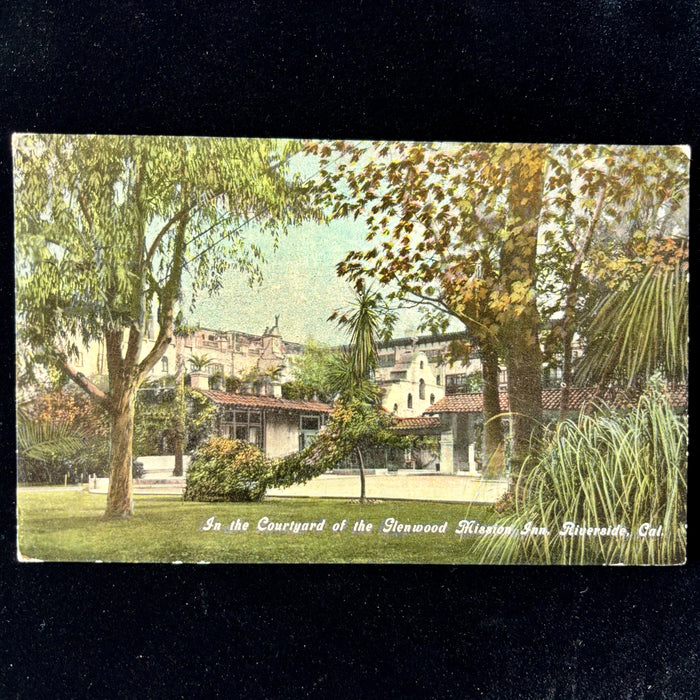 Antique Postcard 1913 Travel Note Glenwood Mission Inn Riverside California