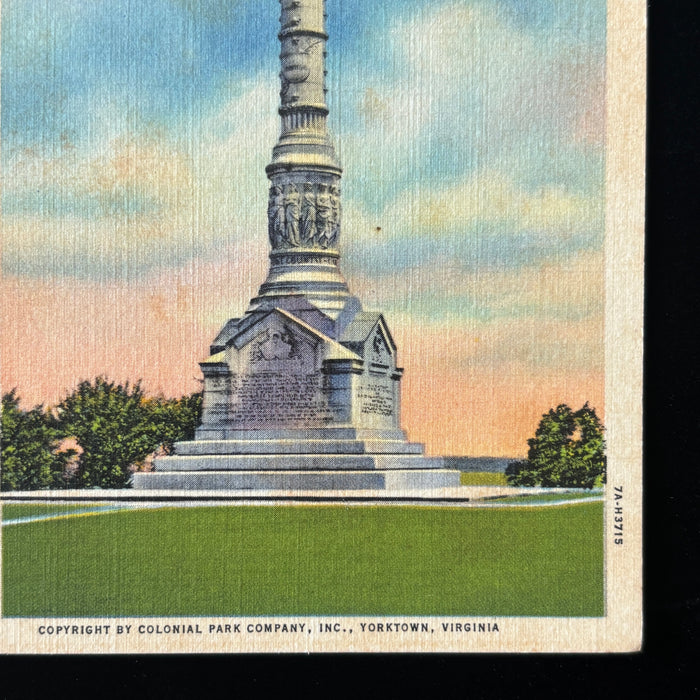 Vintage Postcard Lot Jamestown Yorktown Monument Church Tower Ruins Virginia